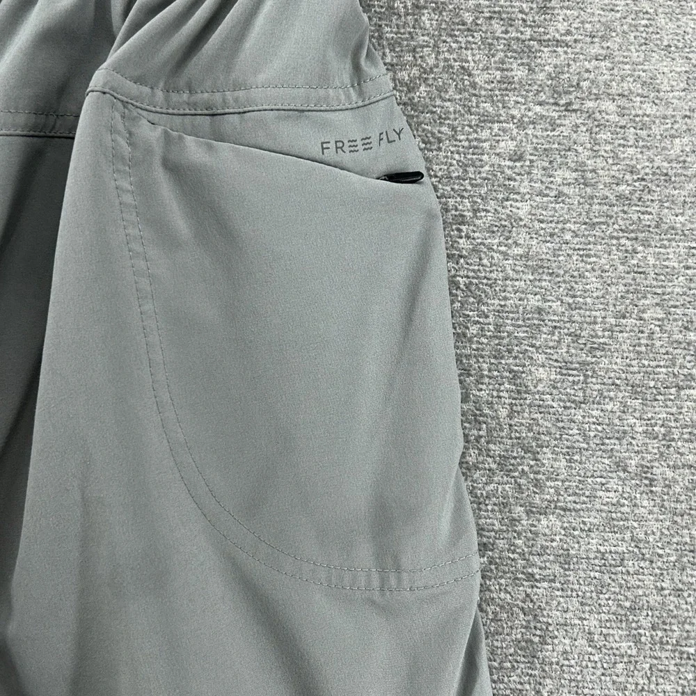 Free Fly‎ Shorts Men Size Small Gray Activewear Drawstrings Gym